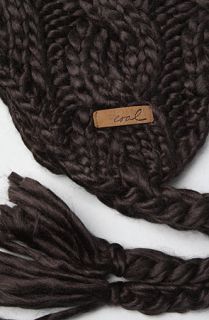 coal the rosalita flap beanie in black sale $ 14 95 $ 35 00 57 % off