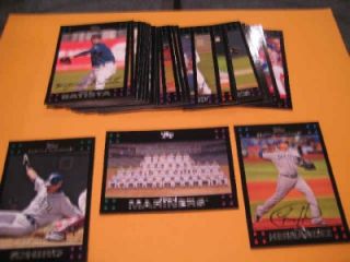 2007 topps seattle mariners team set with update