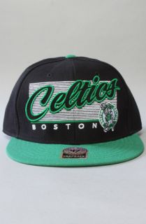 47 Brand Hats The Celtics Kalvin MVP Snapback Cap in Black Kelly