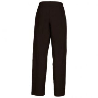 Eileen Fisher XS Straight Pant with Yoke Chocolate Washable Stretch