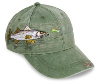 Snook Cap Fishing Hat Detailed Embroidery