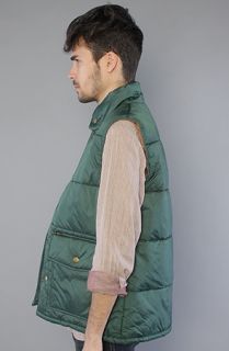 Obey The Blizzard Vest in Forest Concrete