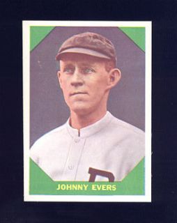 Fleer Baseball Greats 1960 Johnny Evers #57 NMMT Super Bright