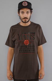 Vans The 66 Proof Tee in Brown Concrete