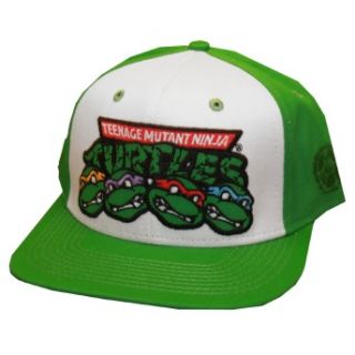  Ninja Turtles Logo Team Cartoon Snapback Flat Bill Hat Cap