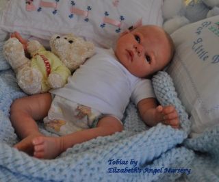  Nursery Adorable Newborn Reborn Baby Boy Tobias 3D Skin Must C