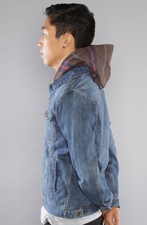 Obey The Navajo Painters Jacket in Vintage Indigo