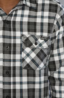 LRG The Fly In Any Weather Buttondown Shirt in Black