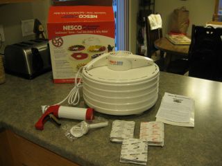  Harvest Snackmaster Entree Food Dehydrator FD35 Excellent Cond