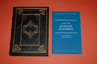 Three Tales by Gustave Flaubert Franklin Leather Gilt