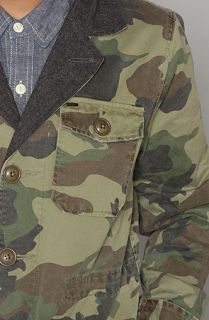 Obey The Field Issue Jacket in Camo Concrete