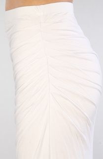 BB Dakota The Sophie Skirt in White Concrete