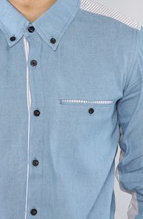 11 After 11 The Denim Buttondown Shirt in Blue