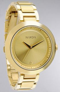 Nixon The Optique Watch in All Gold Concrete