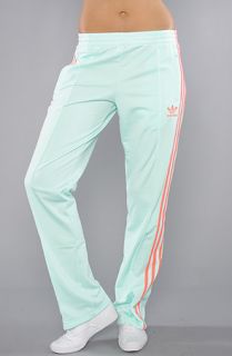 adidas The Firebird Track Pants in Clear Mint and Turbo  Karmaloop