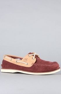 Timberland The Timberland Icon Classic 2Eye Boat Shoe in Maroon SS