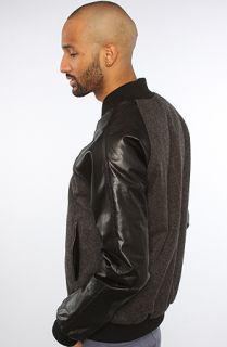 iridium Iridium Varsity Wool Leather Jacket