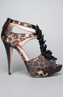 Betsey Johnson The Iconnn Shoe in Leopard Satin
