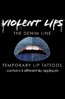 Violent Lips The Denim Lip Tattoo Concrete