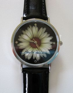 Harold Feinstein White Daisy Ladies Wristwatch