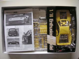 Fujimi 1 16 Ferrari 288GTO Yellow Body Plastic Model Kit