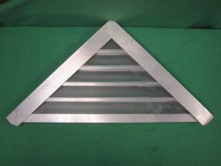 Adjustable Pitch Aluminum Triangle Gable Louver Vent