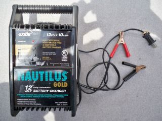 Exide Nautilus Gold Battery Charger Fully Automatic 12 Volt 10Amp