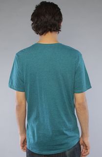 All Day The SS Henley in Teal Speckle