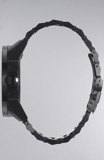 Nixon The Corporal Sterling Silver Watch in All Black