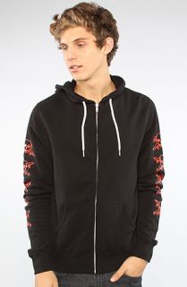 Fourstar Clothing The Pirate Chain Zip Up Hoody in Black  Karmaloop