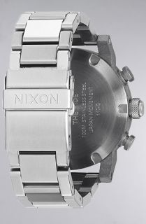 Nixon The Ride Sterling Silver Watch in Black