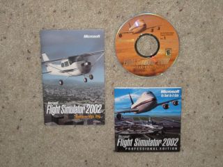 Microsoft Flight Simulator 2002 Professional Edition CD