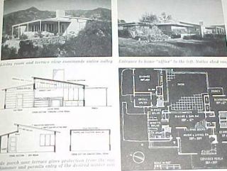 1951 MID CENTURY MODERN HOMES FOR WESTERN LIVING DESIGN PLANS