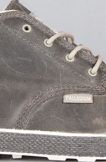 Palladium The Slim Chukka Leather Sneaker in Moon Rock Off White