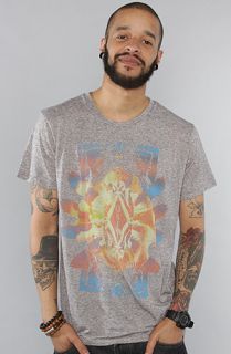 Obey The Psych Girl Nubby Thrift Tee in Heather Grey
