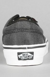 Vans The 106 Vulcanized Sneaker in Black Oxblood Red