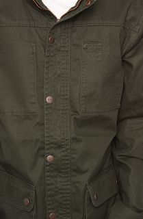 RVCA The Milton Jacket in Forest Night