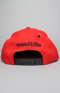 Mitchell & Ness The NFL Wool Snapback Hat in Red Black