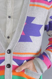 Joyrich The Native Cardigan in Gray Multi