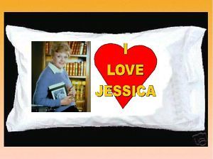 LOVE JESSICA FLETCHER PILLOWCASE Murder She Wrote