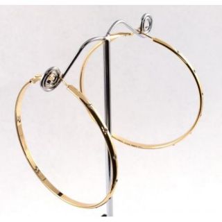 Hoop Earrings Extra Large 60mm 14k Gold Layered