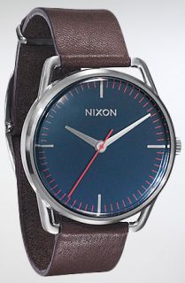 Nixon The Mellor Watch in Navy Brown Concrete