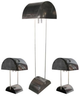 George Kovacs Steel Acrylic Floor Lamp Table Lamps