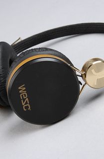 WeSC The Banjo Golden Headphones in Black