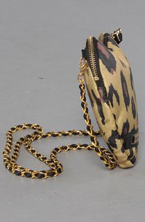 Joyrich The Joyrich Collab Heart Pouch in Gold Leopard