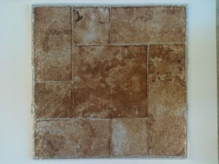 Vinyl Floor Self Adhesive Floor Tile 12 x 12 40 Pieces Brick Design