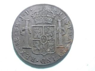 mexico spanish colonial8 reales 1812 ferdin vii vf+