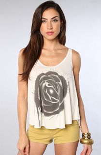 RVCA The Ratty Rose Tank in Natural Concrete