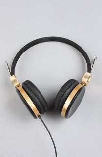 WeSC The Banjo Golden Headphones in Black