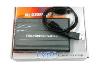 USB 2 0 2 5 IDE External Hard Drive Enclosure Case New